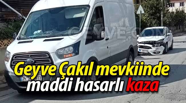 Geyve Çakıl mevkiinde kaza