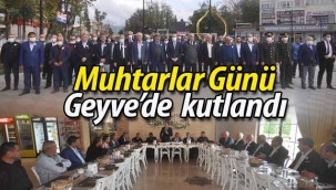 Geyve'de Muhtarlar Günü kutlandı