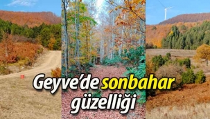 Geyve'de sonbahar güzelliği. 