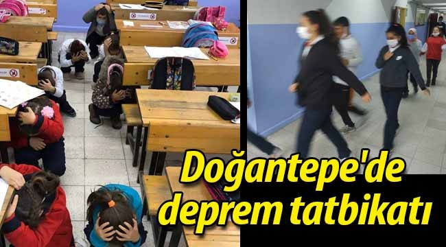 Geyve Doğantepe'de deprem tatbikatı