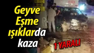 Geyve Eşme ışıklarda kaza
