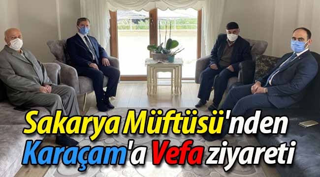 İl Müftüsü'nden Geyve Karaçam'a 'Vefa' ziyareti