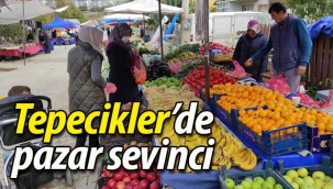 Tepecikler'de pazar sevinci.. 