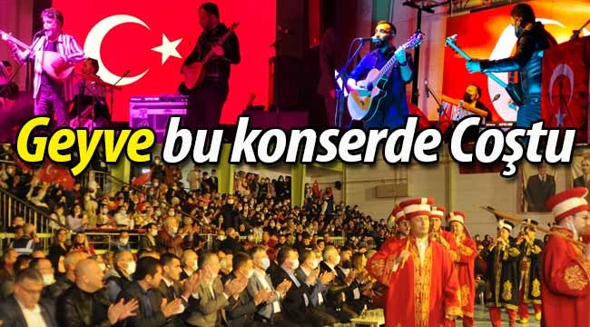 Geyve bu konserde coştu