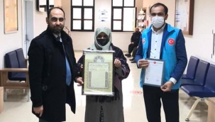 Geyve'de arsasını Diyanet'e bağışladı