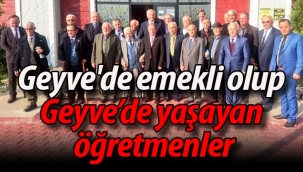 Geyve'de emekli olup, Geyve'de oturan öğretmenler