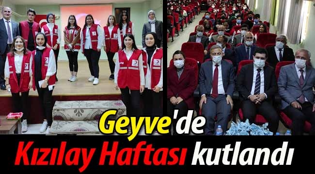 Geyve'de Kızılay Haftası kutlandı