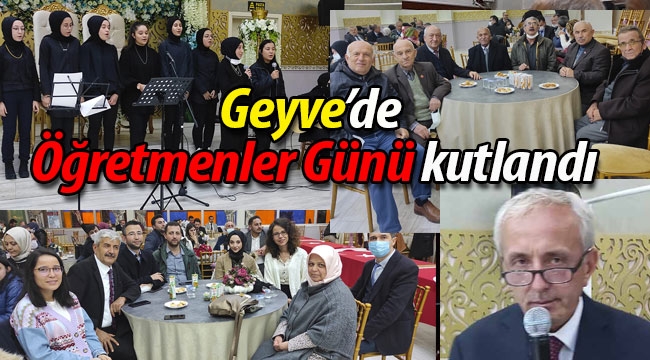 Geyve'de Öğretmenler Günü kutlandı