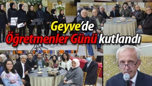Geyve'de Öğretmenler Günü kutlandı