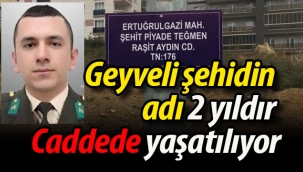 Geyveli şehidin adı 2 yıldır Bilecik'te yaşatılıyor