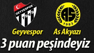 Geyvespor, As Akyazıspor ile karşılaşıyor