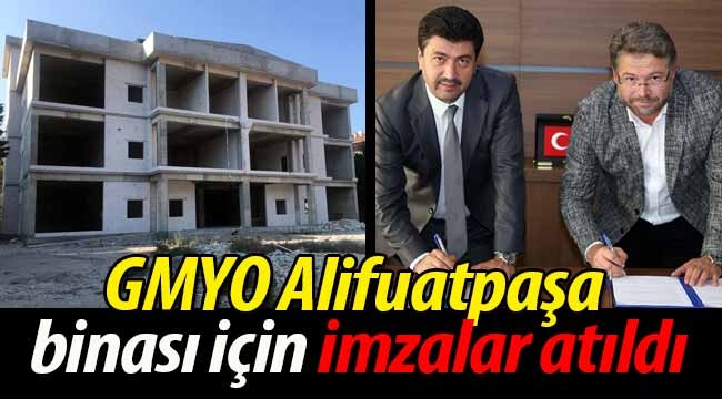 GMYO Alifuatpaşa binası tamamlanacak