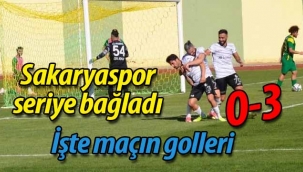 Sakaryaspor'dan 3 gol, 3 puan!