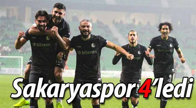 Sakaryaspor fark attı: 4-0