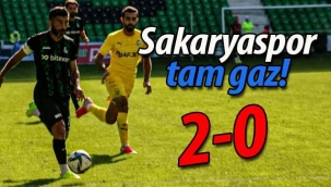 Sakaryaspor tam gaz: 2-0
