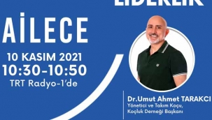 Umut Ahmet Tarakcı, TRT Radyo 1'e konuk oluyor..
