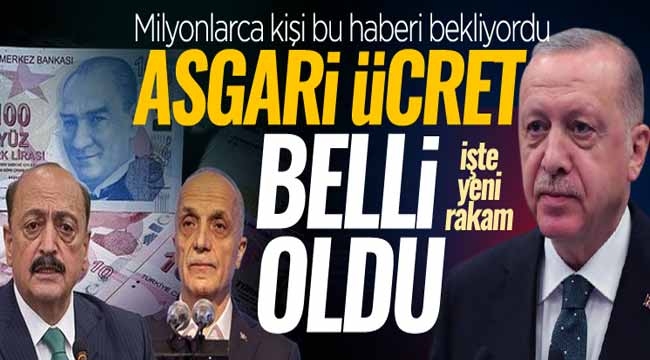 Asgari ücret belli oldu: 4250 Lira