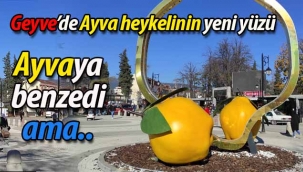 Ayva heykelinin yeni yüzü...
