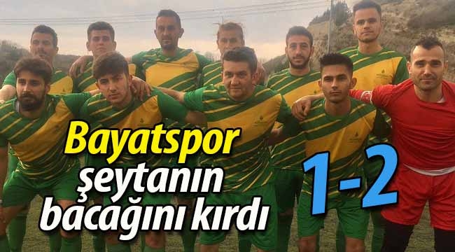 Bayatspor şeytanın bacağını kırdı: 1-2