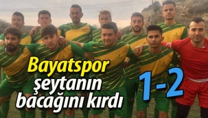Bayatspor şeytanın bacağını kırdı: 1-2