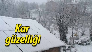 Bölgemiz kar ile kucaklaştı