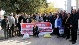 Borç batağındaki çiftçi isyan etti