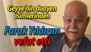 Faruk Yıldırım vefat etti