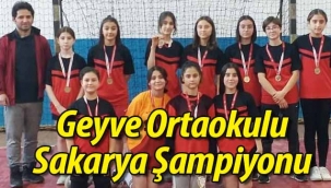 Geyve Atatürk Ortaokulu hentbolde Sakarya Şampiyonu
