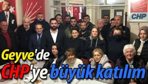 Geyve'de CHP'ye büyük katılım