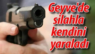 Geyve'de silahla kendini yaraladı (Güncellendi)