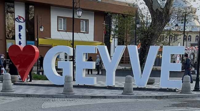 GEYVE tanıtım tabelasının yeri değişti