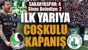 İlk yarıya coşkulu kapanış: 4-2