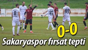 Sakaryaspor, Turgutlu'da fırsat tepti:0-0