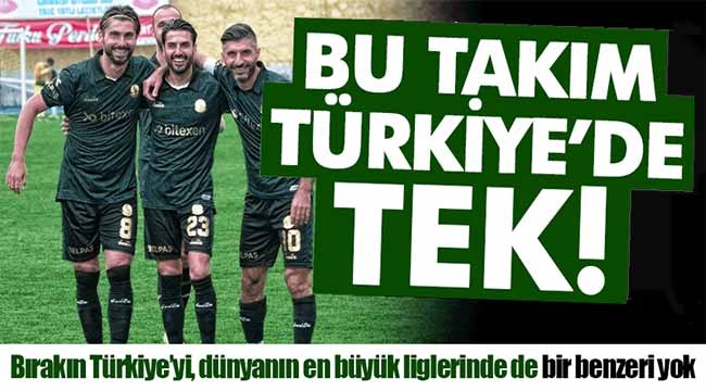 Sakaryaspor, Türkiye'de tek!