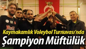 Voleybol turnuvasında şampiyon Müftülük