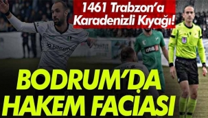 Bodrum'da hakem faciası! 