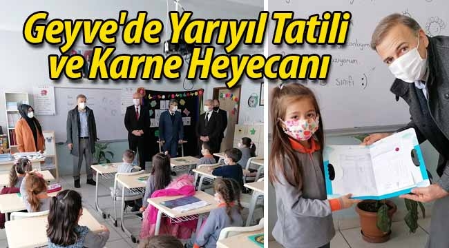Geyve'de Yarıyıl Tatili ve Karne Heyecanı