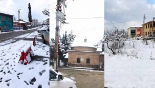 Geyve'den kar fotoğrafları