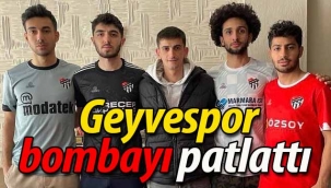 Geyvespor, bombayı patlattı
