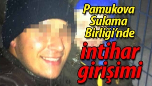 Pamukova sulama birliğinde intihar!