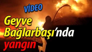 Geyve Bağlarbaşı'nda yangın