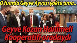 Geyve Kozan Hanımeli Kooperatifi o fuardaydı
