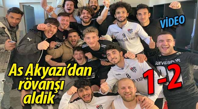 Geyvespor, As Akyazı'dan rövanşı 90+4'te aldı: 1-2