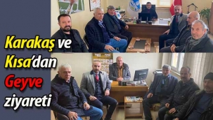 Karakaş ve Kısa'dan Geyve ziyareti
