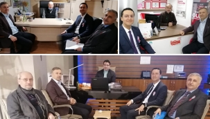 Kaymakam ve Vergi Dairesi Müdürü'nden mükelleflere ziyaret