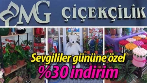 MG Çiçekçilik'ten 14 Şubat'a özel %30 indirim