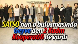O buluşmada Geyve'den 2 Kadın Kooperatifi de vardı