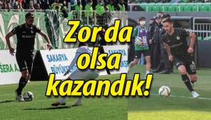 Sakaryaspor zor da olsa kazandı: 1-0