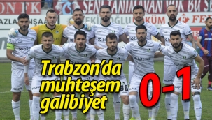 Trabzon'da muhteşem galibiyet: 0-1