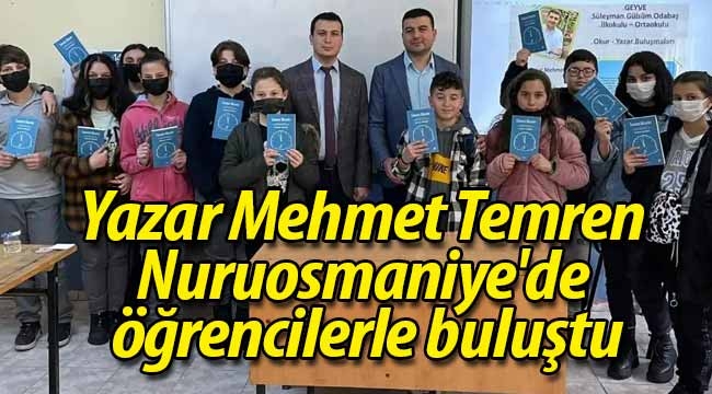 Yazar Mehmet Temren öğrencilerle buluştu